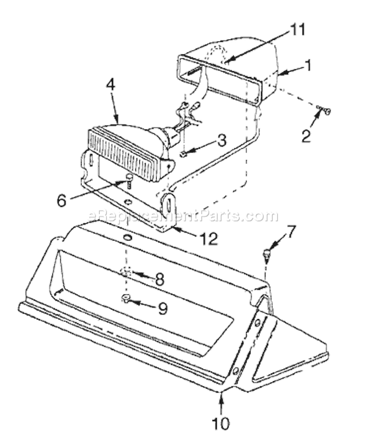 Page E Diagram and Parts List for 31AE993I401 2000 Yard Man Snow Blower